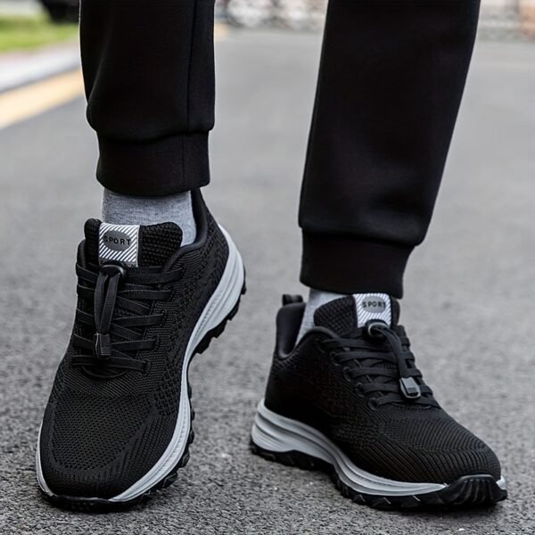 Men’s Breathable Running Shoes – Lightweight Low-Top Lace-Up with MD Sole - Image 7
