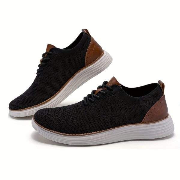 Men’s Breathable Mesh Sneakers – Comfortable Lace-Up Walking Shoes - Image 6