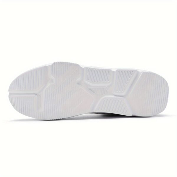 New Men's Letter Pattern Two-color Laces Design Contrast Color Lightweight Casual High-top Ice Skating Shoes - Image 10