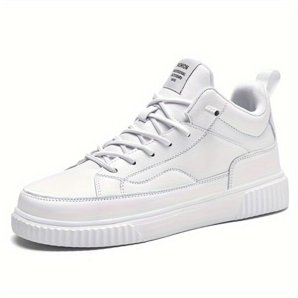 Men's Trendy Solid Skate Shoes, Comfy Non Slip Casual Street Style Sneakers For Men's Outdoor Activities - Image 10