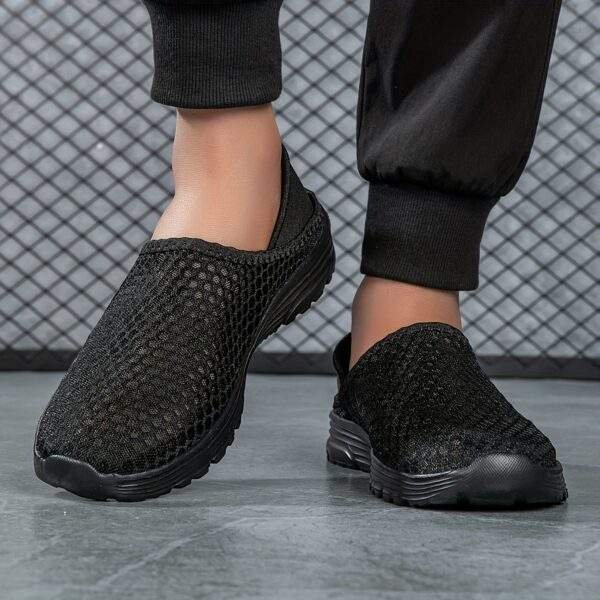 Men’s Lightweight Breathable Mesh Slip-On Sneakers – Quick-Dry Casual Shoes - Image 8