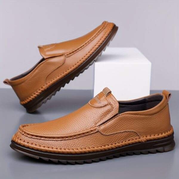 Men’s Summer Slip-On Oxford Shoes – Soft Sole Business Casual Footwear - Image 7