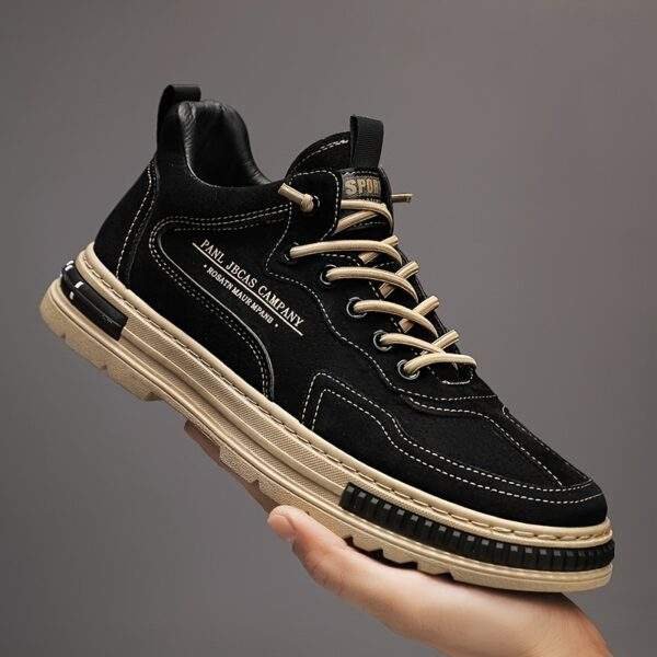 Men’s Vintage Ankle Boots – All-Season Lace-Up Outdoor Work Shoes - Image 6