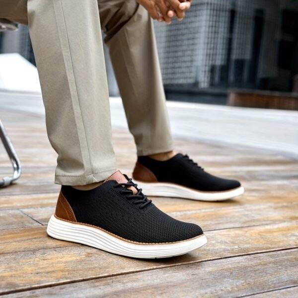 Men’s Breathable Mesh Sneakers – Comfortable Lace-Up Walking Shoes - Image 14