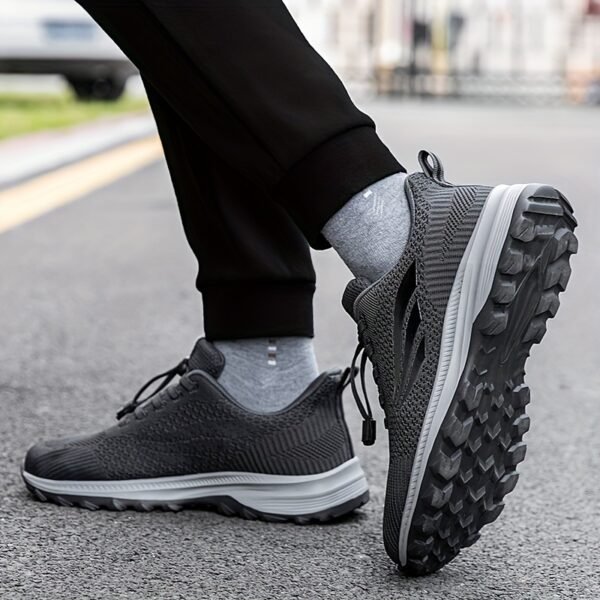 Men’s Breathable Running Shoes – Lightweight Low-Top Lace-Up with MD Sole - Image 10