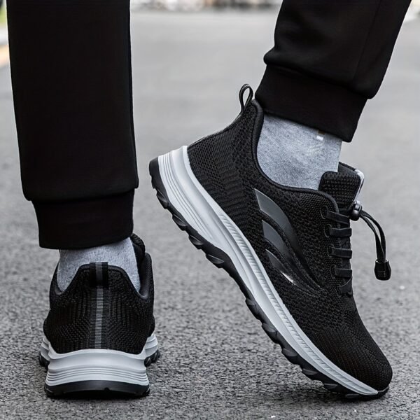 Men’s Breathable Running Shoes – Lightweight Low-Top Lace-Up with MD Sole - Image 2