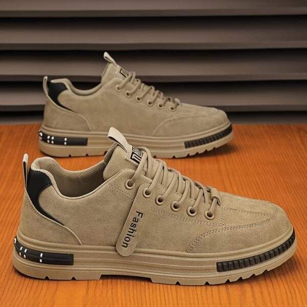 Men’s Plus Size Ankle Boots – Stylish Lace-Up Non-Slip Outdoor Shoes - Image 9