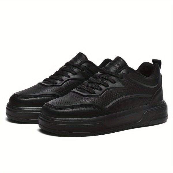 Men's Casual Low-top Grid Slip-on Shoes - Comfortable and Durable with Breathable Fabric Lining, Perfect for Daily Casual Wear, Hiking, Outdoor Activities, and Travel - Suitable for All Seasons - Image 3