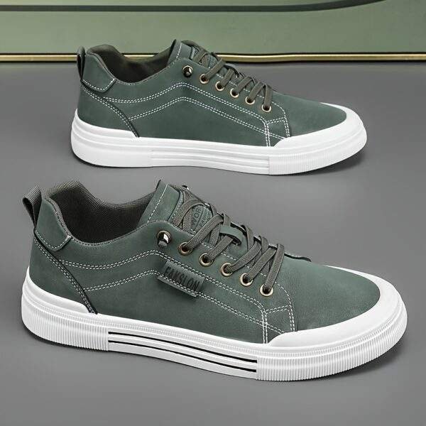 Men’s Casual Sneakers – Spring 2025 Versatile Low-Top Lace-Up Shoes - Image 4