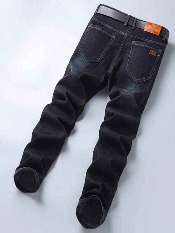 Plus Size Men's High-Quality Business Jeans – Oversized, Stretchy, Comfortable Trendy Long Trousers for All Seasons | PLUS SIZE - Image 9