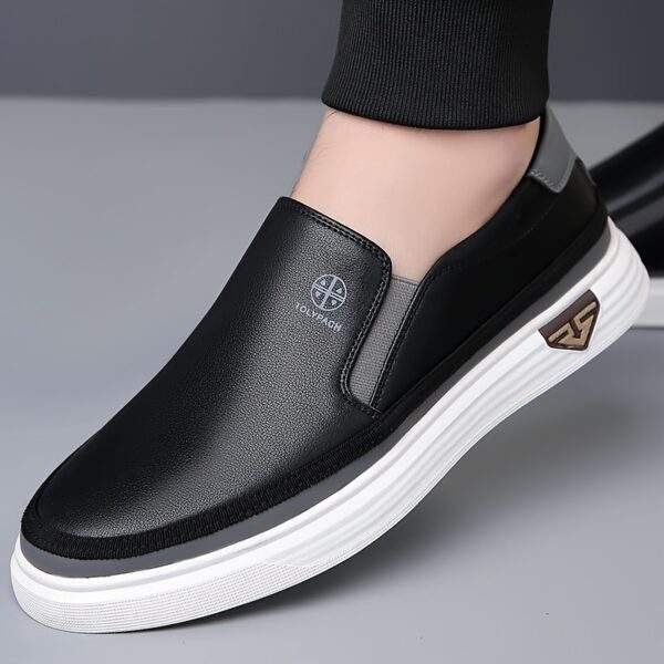 Men’s Stylish Slip-On Loafers – White Casual Shoes with Non-Slip Sole - Image 10