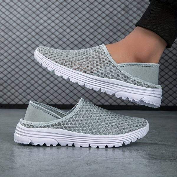 Men’s Lightweight Breathable Mesh Slip-On Sneakers – Quick-Dry Casual Shoes - Image 5