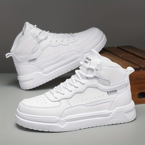 Men's Casual Cool High-Top Platform Sneakers - Image 5