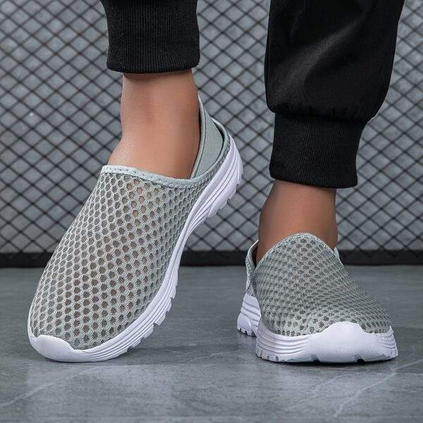 Men’s Lightweight Breathable Mesh Slip-On Sneakers – Quick-Dry Casual Shoes - Image 2
