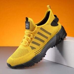 Men’s Breathable Non-Slip Sneakers – Casual Spring/Summer Outdoor Shoes