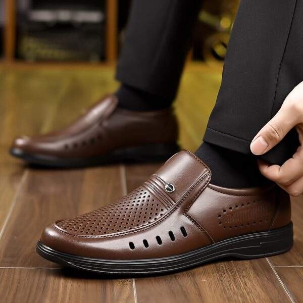 Plus Size Men’s Slip-On Loafers – Comfy Non-Slip Casual Dress Shoes - Image 8