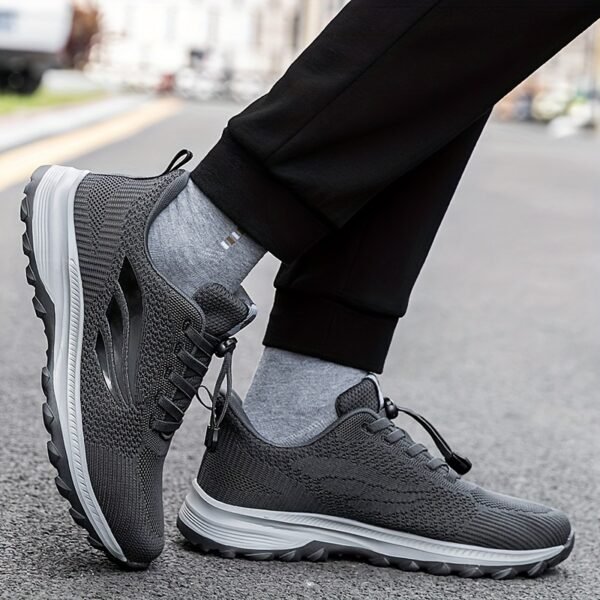 Men’s Breathable Running Shoes – Lightweight Low-Top Lace-Up with MD Sole - Image 11