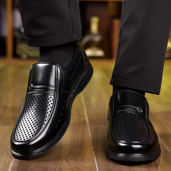 Plus Size Men’s Slip-On Loafers – Comfy Non-Slip Casual Dress Shoes - Image 5