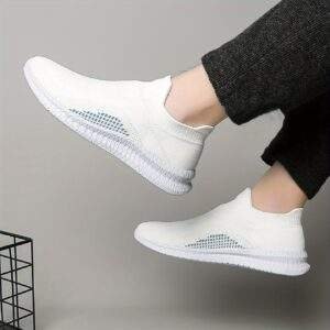Men’s Breathable Casual Slip-On Sneakers – All-Season EVA Sole