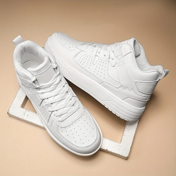 Men’s High-Top Lace-Up Sneakers – Durable Lightweight Casual & Sport Shoes - Image 4