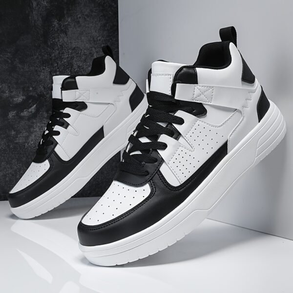 Men’s High-Top Lace-Up Sneakers – Durable Lightweight Casual & Sport Shoes - Image 2
