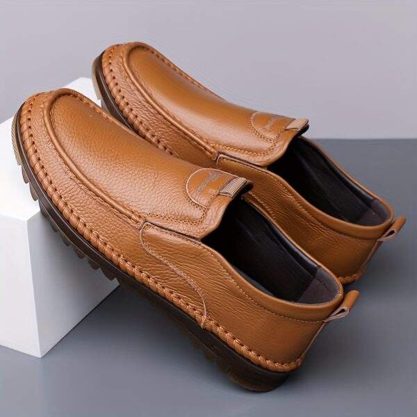 Men’s Summer Slip-On Oxford Shoes – Soft Sole Business Casual Footwear - Image 8