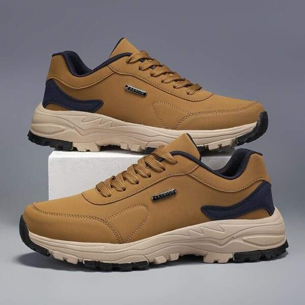 Men’s Trendy Lace-Up Sneakers – Comfy Non-Slip Casual Outdoor Shoes - Image 6