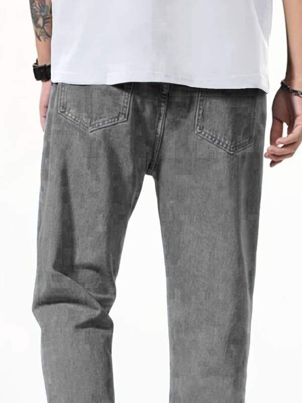 Vintage Washed Youth Casual Denim Jeans – Outdoor Wear, Stylish & Comfortable - Image 5