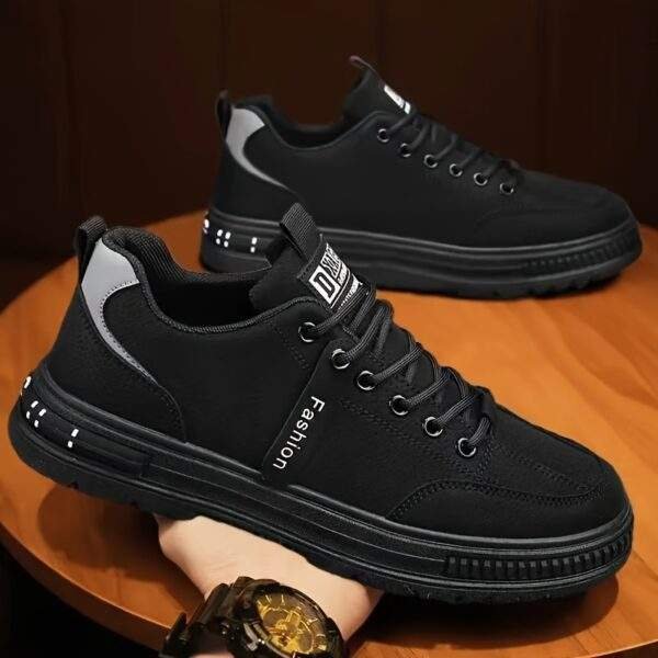 Men’s Plus Size Ankle Boots – Stylish Lace-Up Non-Slip Outdoor Shoes - Image 6