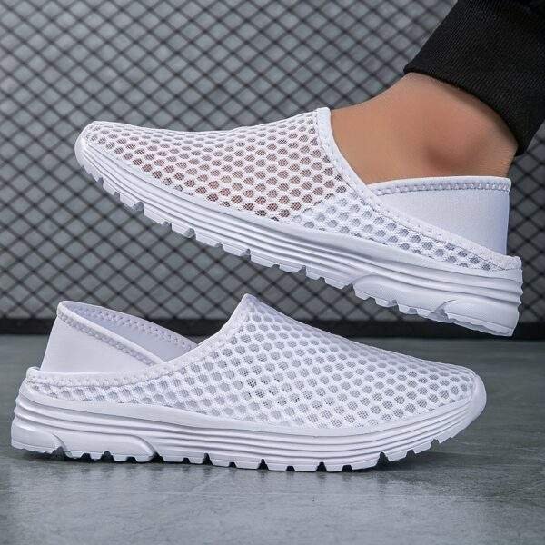 Men’s Lightweight Breathable Mesh Slip-On Sneakers – Quick-Dry Casual Shoes - Image 7