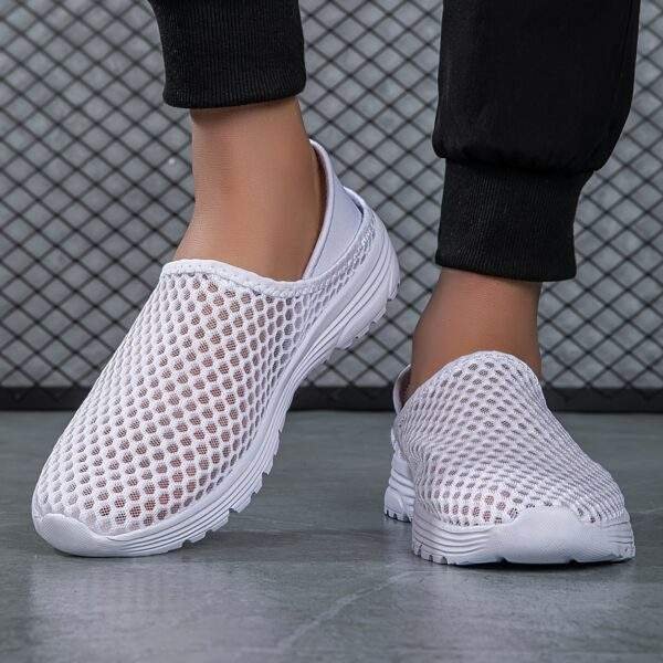 Men’s Lightweight Breathable Mesh Slip-On Sneakers – Quick-Dry Casual Shoes - Image 12