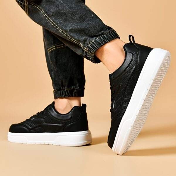 Men's Casual Low-top Grid Slip-on Shoes - Comfortable and Durable with Breathable Fabric Lining, Perfect for Daily Casual Wear, Hiking, Outdoor Activities, and Travel - Suitable for All Seasons - Image 12