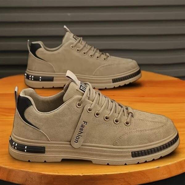 Men’s Plus Size Ankle Boots – Stylish Lace-Up Non-Slip Outdoor Shoes - Image 5