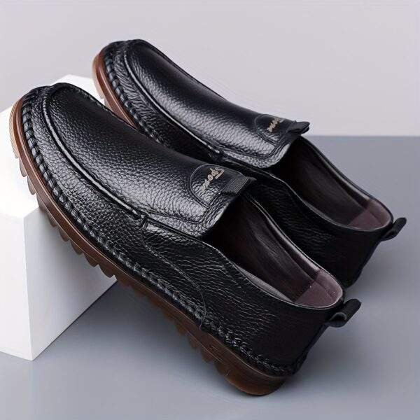 Men’s Summer Slip-On Oxford Shoes – Soft Sole Business Casual Footwear - Image 5