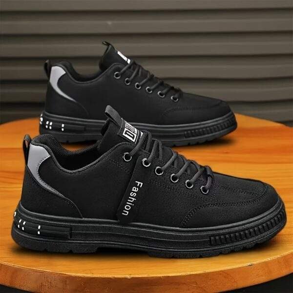 Men’s Plus Size Ankle Boots – Stylish Lace-Up Non-Slip Outdoor Shoes - Image 3