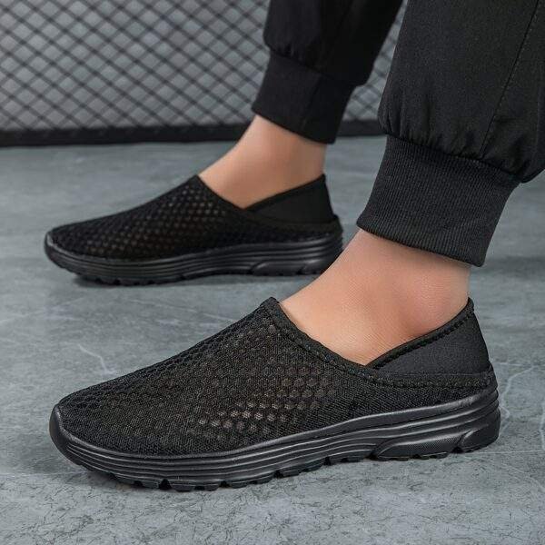 Men’s Lightweight Breathable Mesh Slip-On Sneakers – Quick-Dry Casual Shoes - Image 6