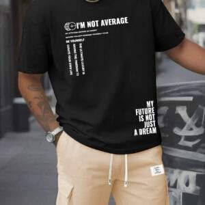 Men’s Casual 2-Piece Set – Cotton Round Neck T-Shirt & Work Pants with Pockets