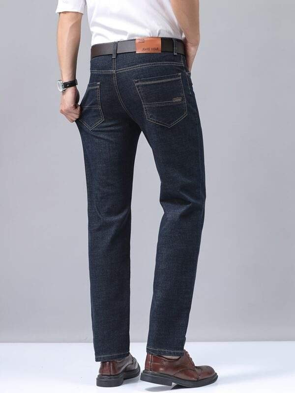 Plus-Size Men’s Comfortable High-Quality Denim Trousers – Stretch, Durable, Sweat-Resistant, Business-Ready - Image 10